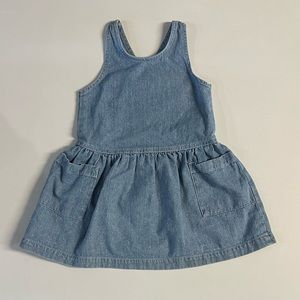 *Gap Kids Best Basics Girl Denim Dress Size XXS